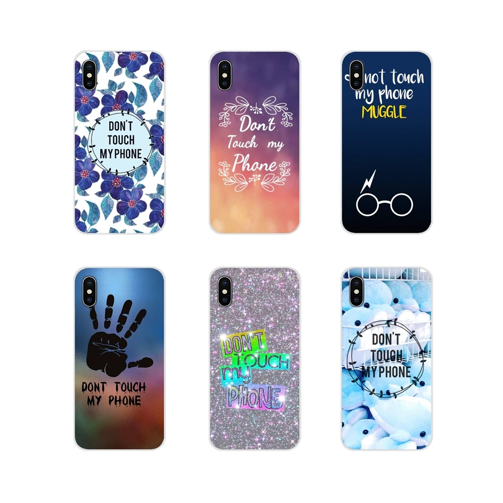 Аксессуары чехлы для телефонов Чехлы не трогайте мой телефон Apple iPhone X XR XS MAX 4 4S 5 5S