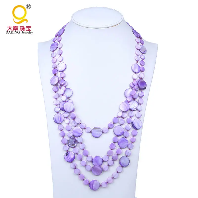 Бесплатная доставка ожерелье в форме ракушки монеты 11 и 20 мм многослойное из