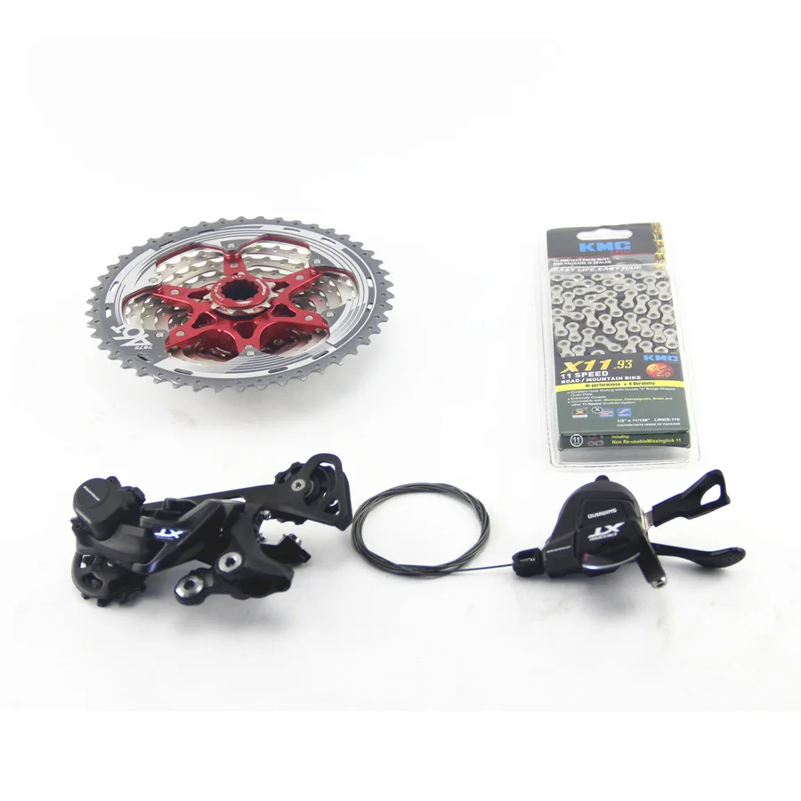 SHIMANO DEORE XT M8000 комплект горного велосипеда MTB 1x11-Speed 46T 50T SL+ RD+ CSMX8+ X11.93 M8000 переключатель заднего хода