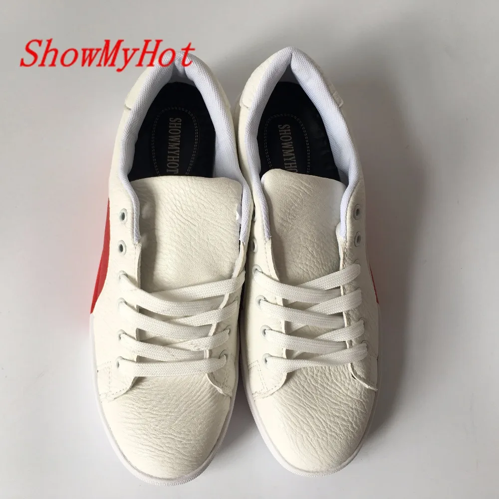 ShowMyHot/Мужская обувь на толстой подошве дышащая однотонная плоской | Обувь
