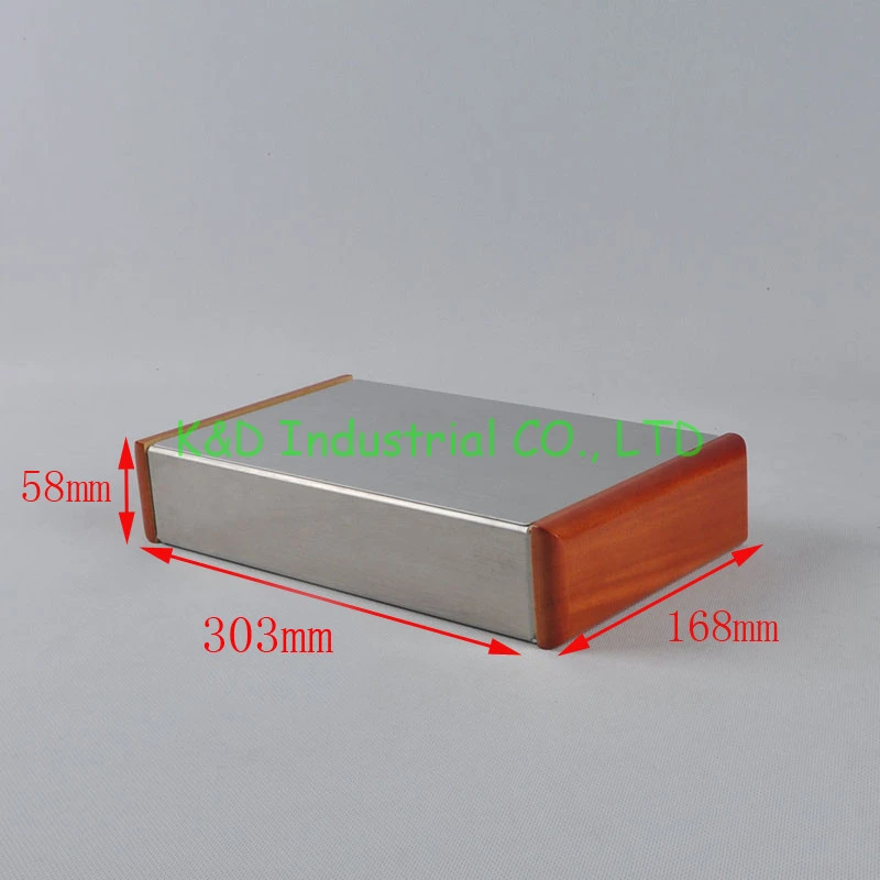 1 шт. AL290 полный Алюминий шасси fr DIY наушников 6J1 6P1 EL84 6BQ5 6DJ8 трубки розетка усилителя
