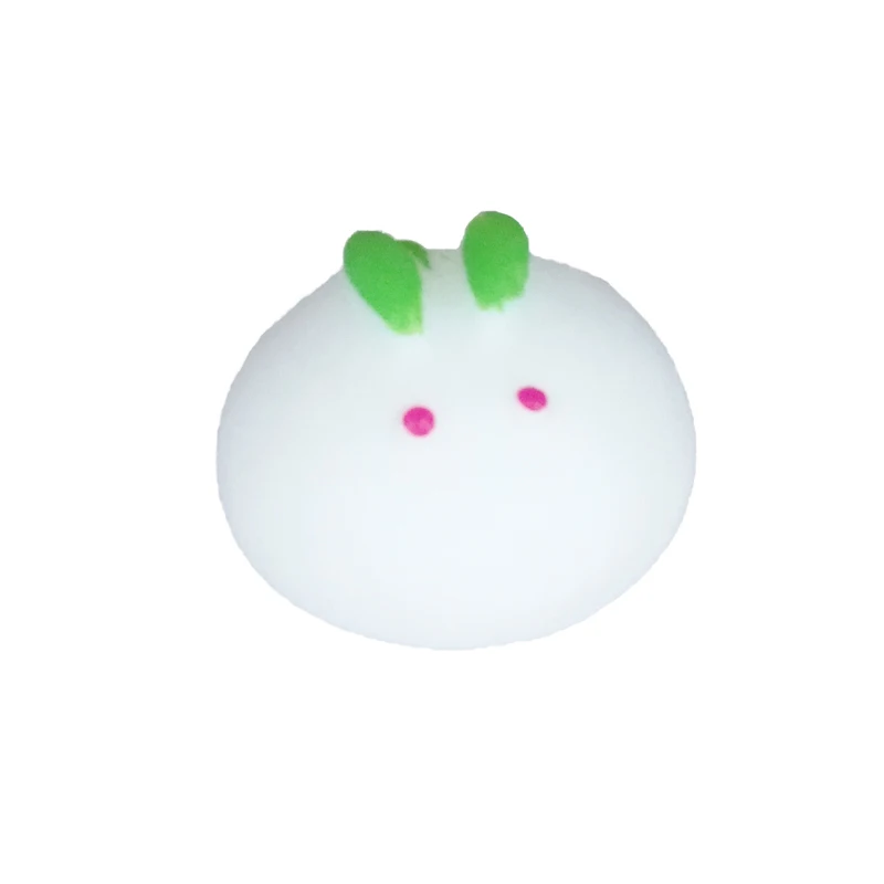 Green ear rabbit Мягкая игрушка милое животное антистрессовый мяч декомпрессионный липкий устраняет домашних животных Забавный подарок для снятия стресса для детей и взрослых игрушки - Цвет: Green ear rabbit