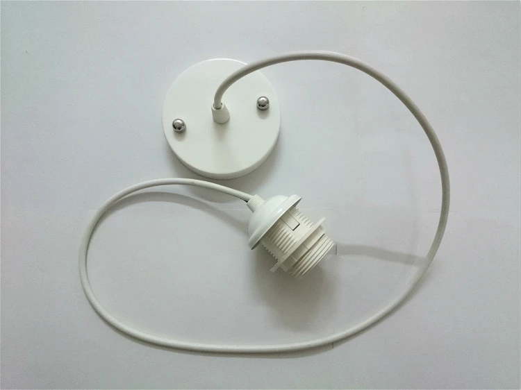 E27 держатель лампы прямой край пластины висит провода/Бумага Фонари лампа