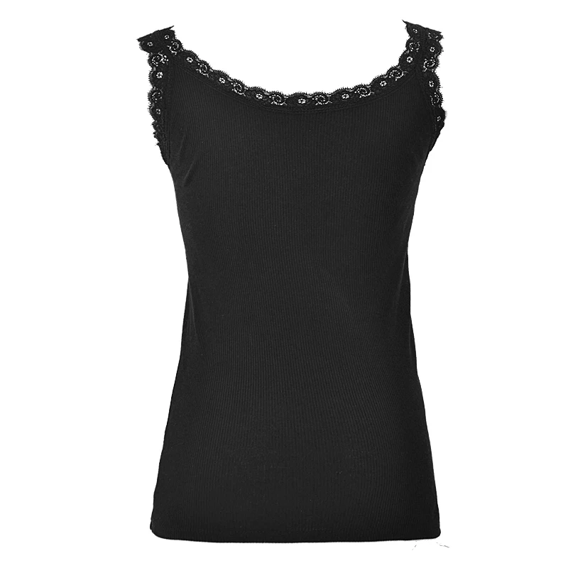 HEE GRAND/Летняя женская повседневная майка базовый топ блестящие стразы кружевной