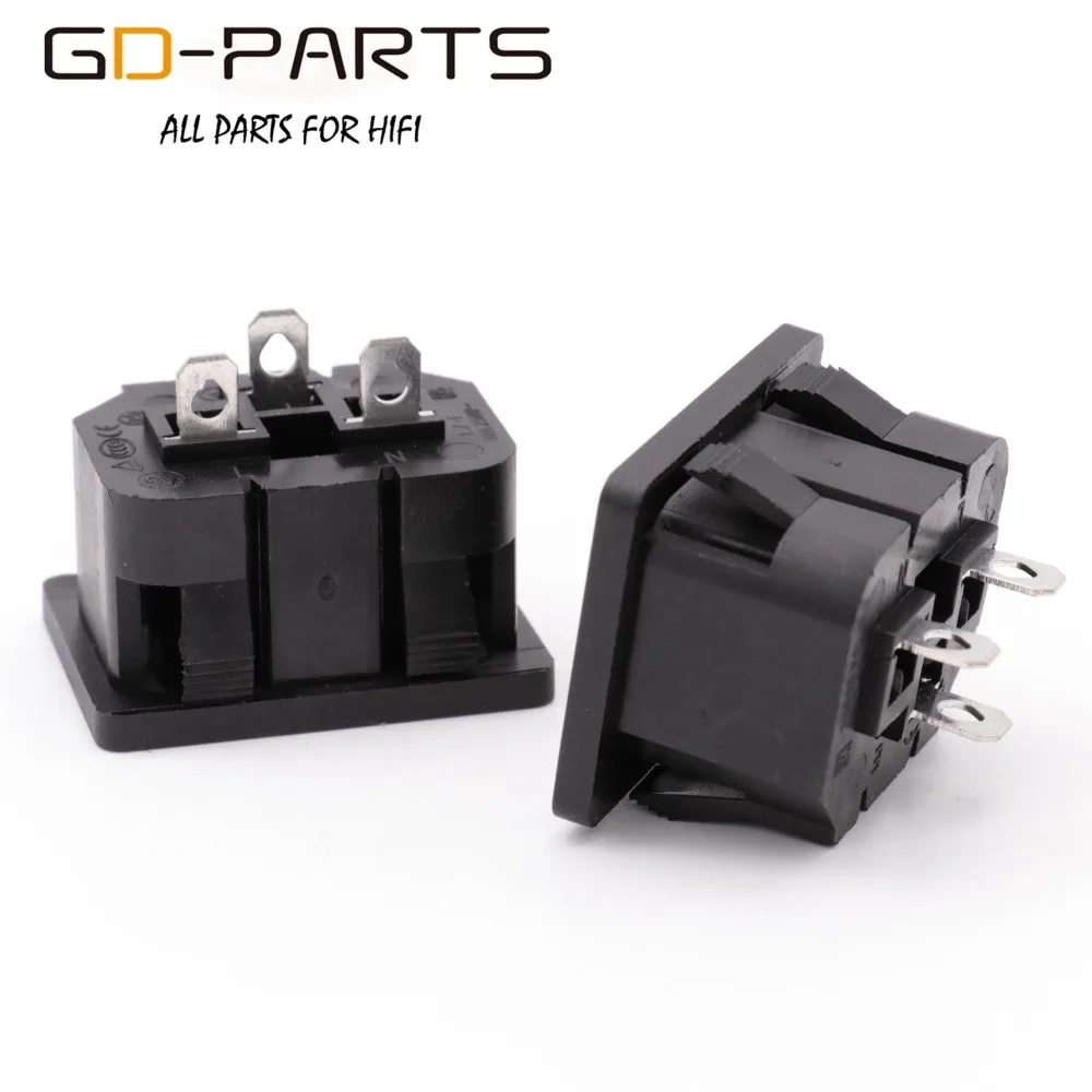 GD-PARTS защелкивающийся разъем питания IEC320 C14 сетевой адаптер розеток переменного
