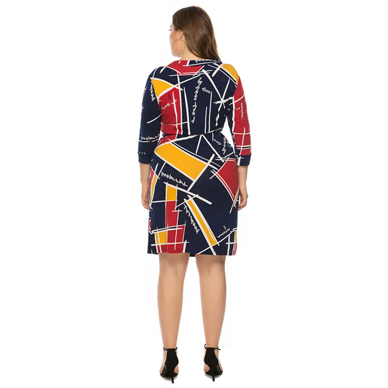 Женское элегантное платье на завязках с поясом привлекательное офисное