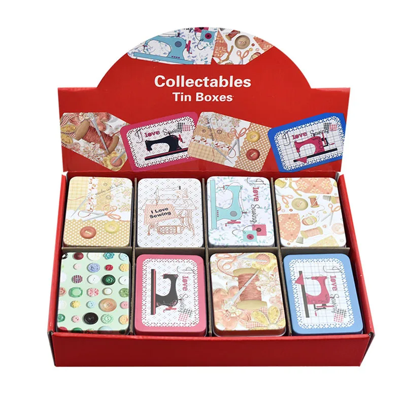 16 шт. железный ящик для хранения игл и кабелей|box needle|cable needlestravel tool box |