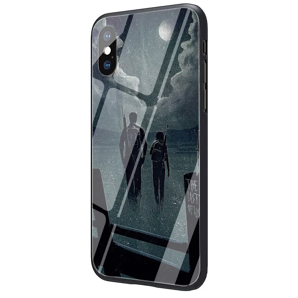 G8 Последний из США игра из закаленного стекла ТПУ черный чехол для iPhone X или 10 8 7 6 6S Plus Xr Xs Max - Цвет: G8