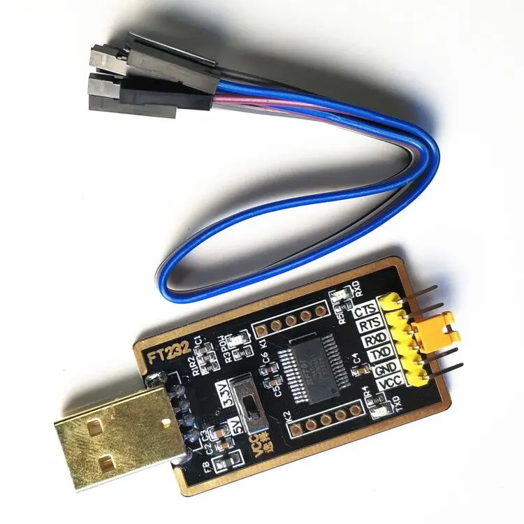 Local tyrants gold FT232 upgrade small plate USB to TTL serial FT232R FT232RL flash|Интегральные схемы| |