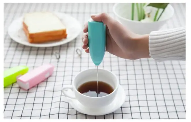 Household Automatic Mini Cream Whipper Coffee Shake Mixer Cute Electric Hand-held Blender Egg Beater Whisk Foamer Kitchen Tools | Дом и сад