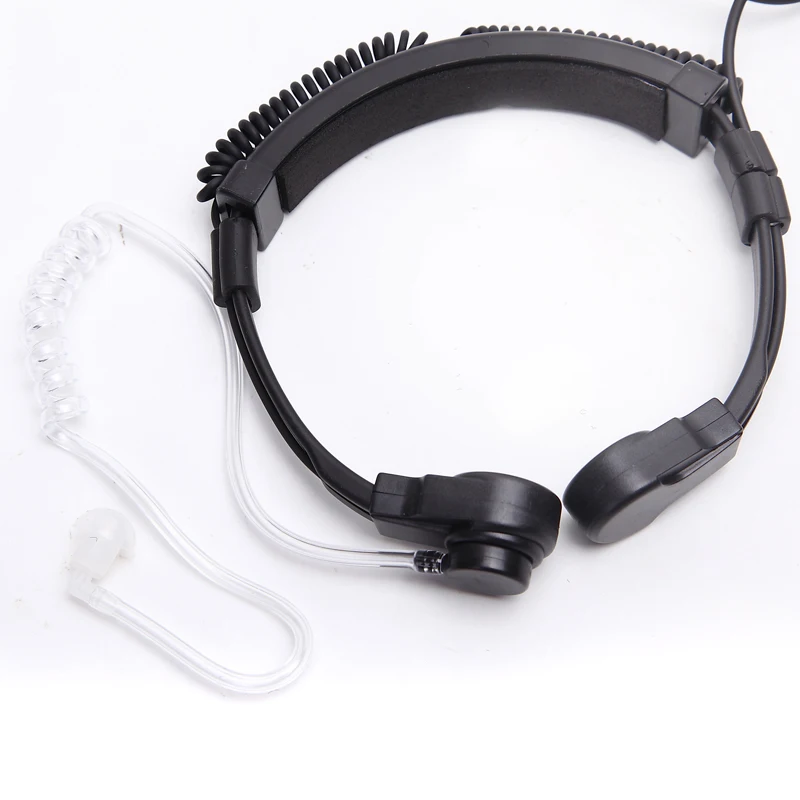 2019 микрофон для горловой вибрации гарнитуры ТК разъем BaoFeng UV-5R UV-B5 UV-B6 BF-888S иди и