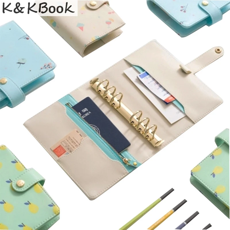 K & KBOOK A6 A7 PU кожа конфетный цвет Hello летний персональный дневник кавайный