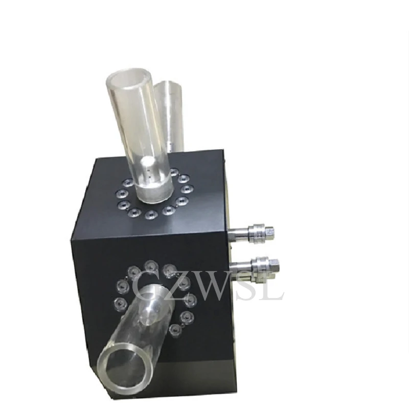 Новое поступление 3 головки DMX Led Co2 струйная машина|Эффект освещения сцены| |