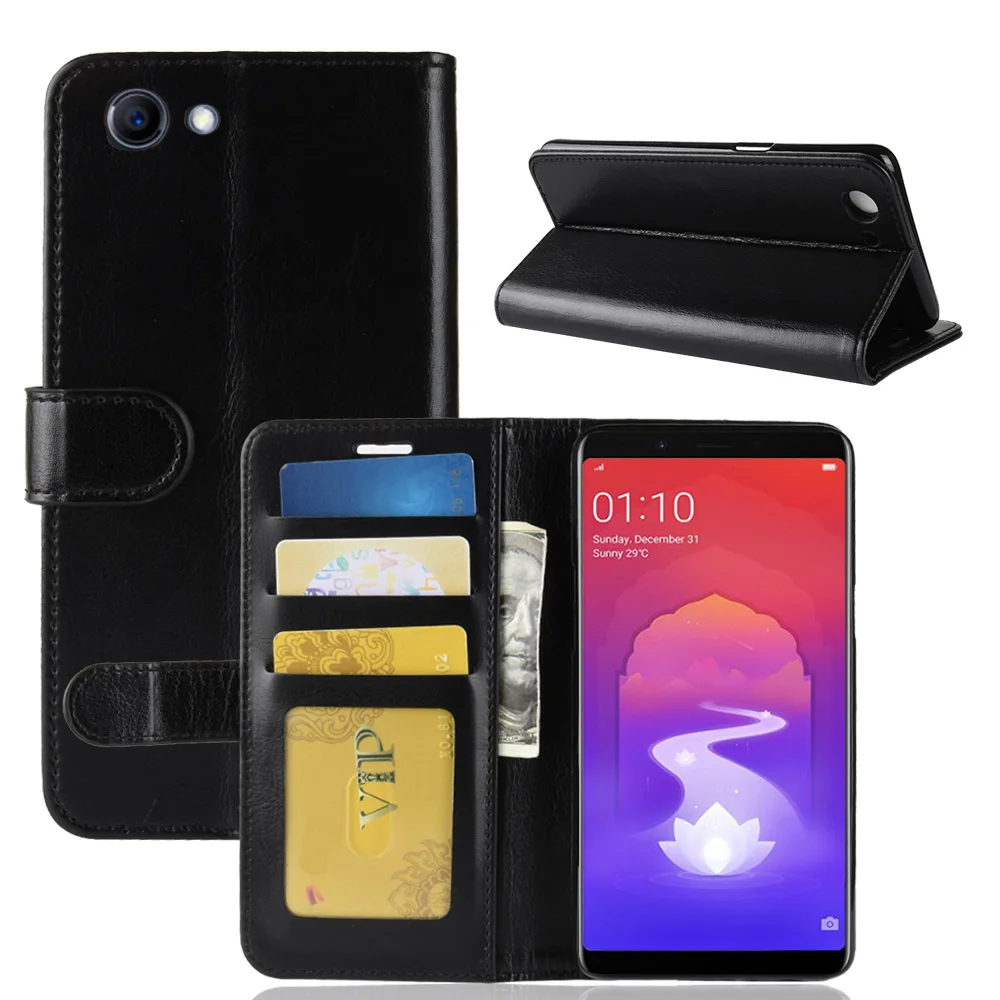 Брендовый кожаный чехол бумажник gligle R64 с узором для чехла OPPO Realme 1/F7 Youth A73S