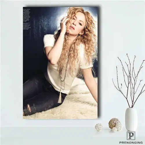 Изготовленный На Заказ Shakira (1) Печатный постер ткань стены искусства картины для