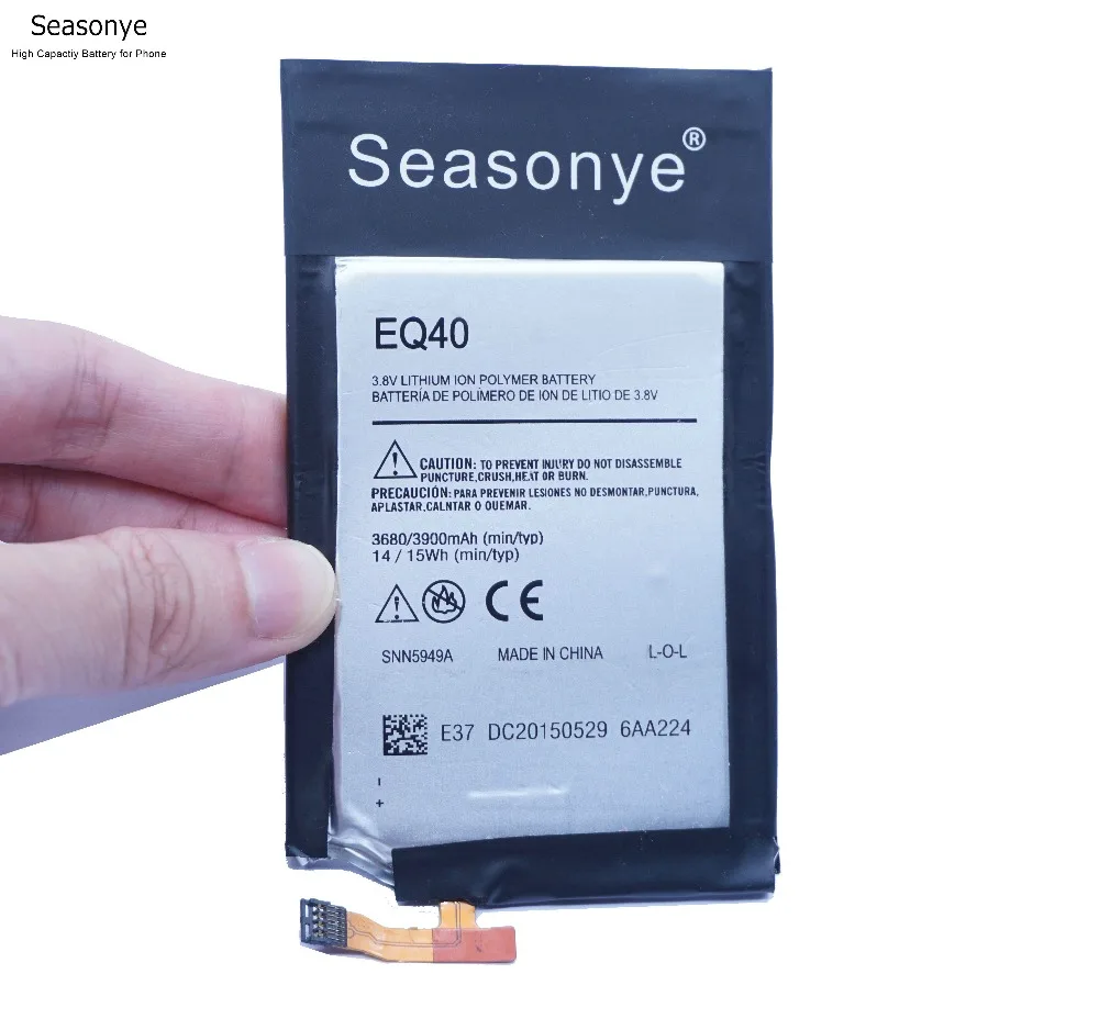 Seasonye 1x новый EQ40/EQ 40 3680 мАч Сменный аккумулятор для телефона + отвертка инструменты