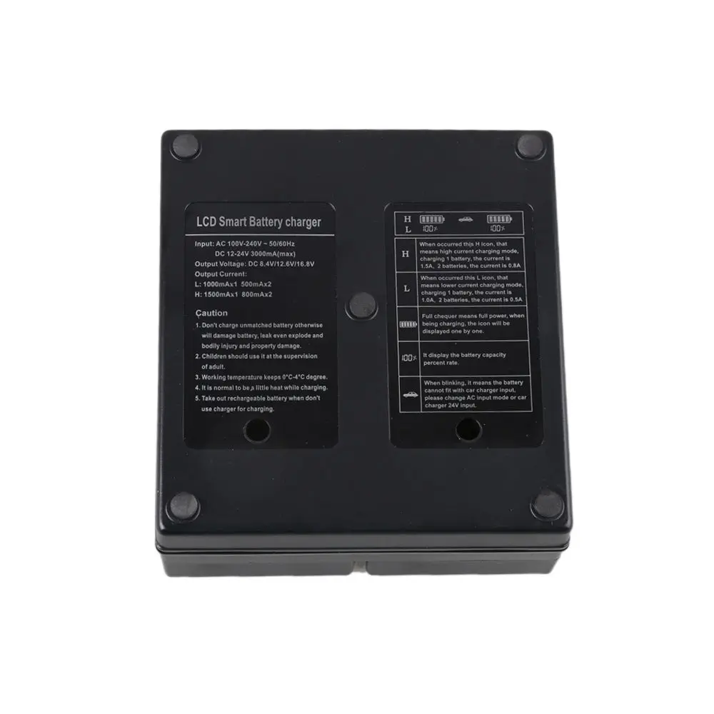 Сверхбыстрое двойное зарядное устройство с ЖК дисплеем и автомобильным зарядным