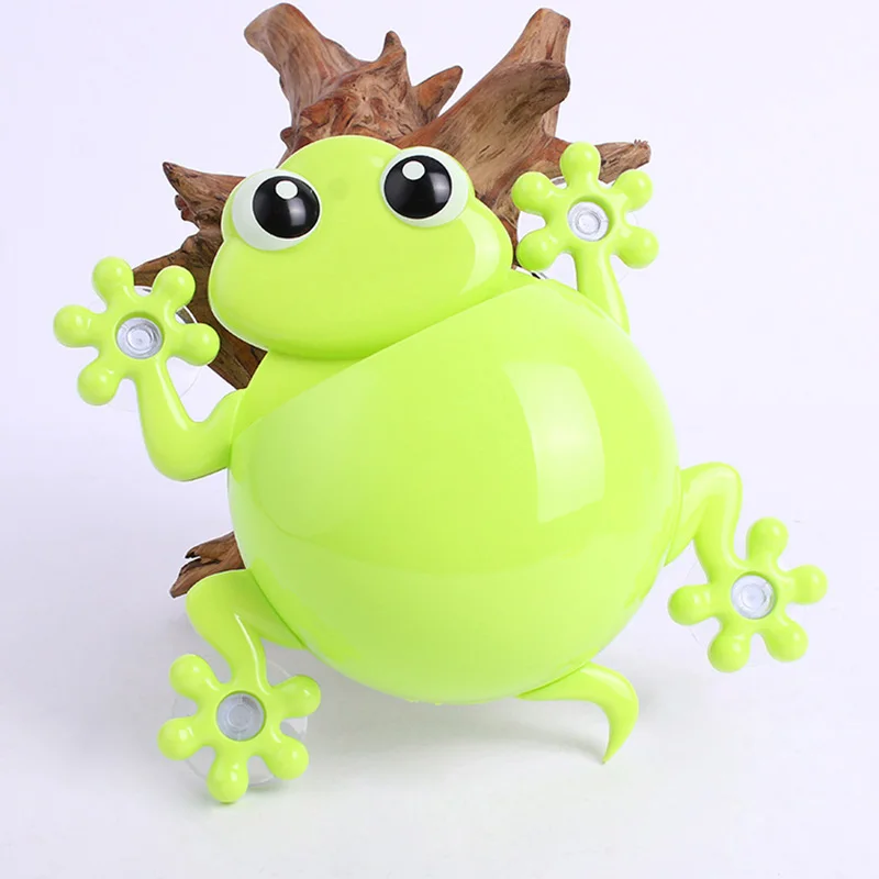 Пластик мультфильм Sucker Gecko набор для держателей зубных щеток настенная присоска крюк зуб кисточки держатель Ванная комната организатор аксессуары для ванной комнаты
