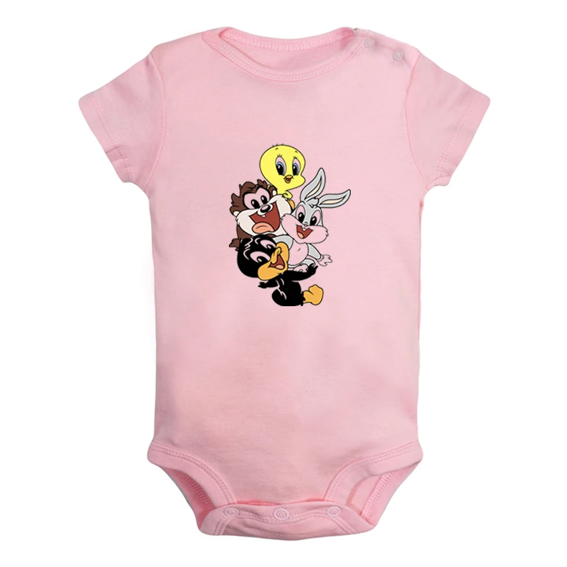 JaBaby1338PD Милый детский комбинезон с изображением кота Сильвестра Looney ttes для новорожденных мальчиков и девочек, Униформа-комбинезон с принтом, боди для младенцев, одежда хлопковые комплекты - Цвет: JaBaby1338PD