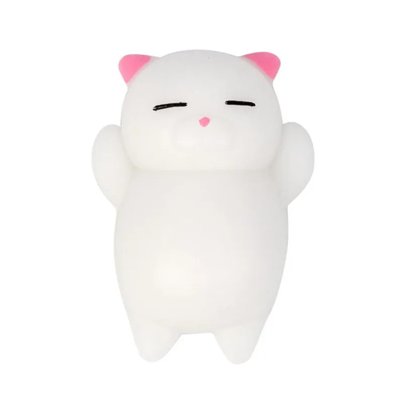 Сжимаемая милая игрушка Mochi Cat Squeeze Healing Fun для детей Kawaii снятия стресса poopsie slime