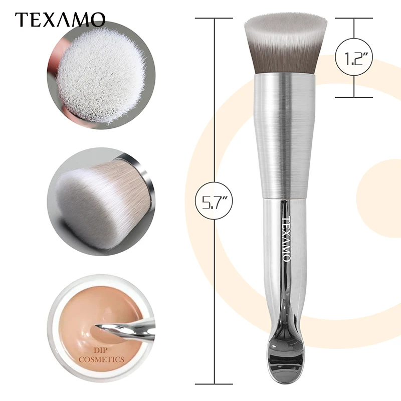 Texamo Кисть для макияжа основа Жидкий тональный крем Новые кисти инструмент