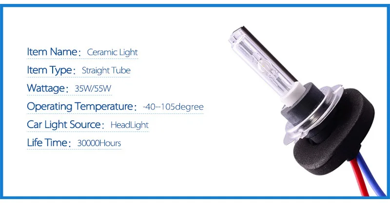 Одна пара 55 W H7 Xenon H1 H3 H11 H8 H9 9006 HB4 9005 HB3 HID лампы Cnlight фар автомобиля луковицы 4300 k 5000 k 6000 k 8000 k ксеноновая лампа