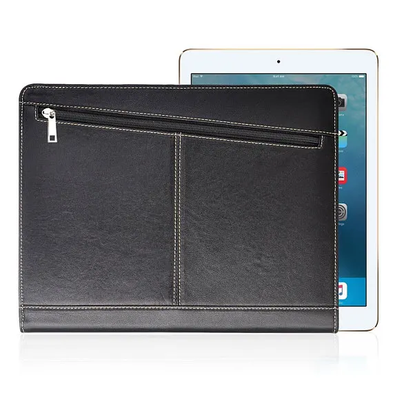 ILooker персонализированные Бизнес кожаный портфель письмо Размеры Padfolio Документ