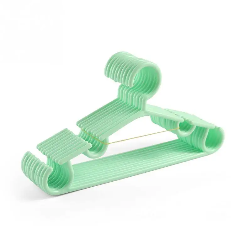 10 шт. пластиковая детская Многофункциональная вешалка для пальто и брюк