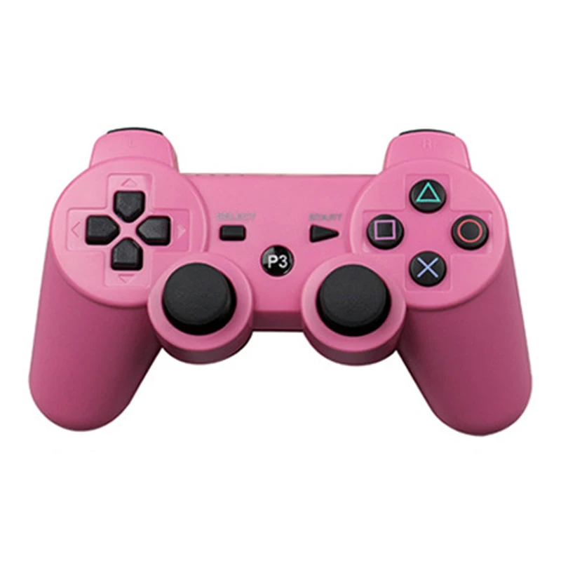 pink Для PS3 контроллер беспроводной Bluetooth геймпад джойстик для SONY Play Station 3 джойстик для Playstation 3 PC Dualshock контроллер - Цвет: pink