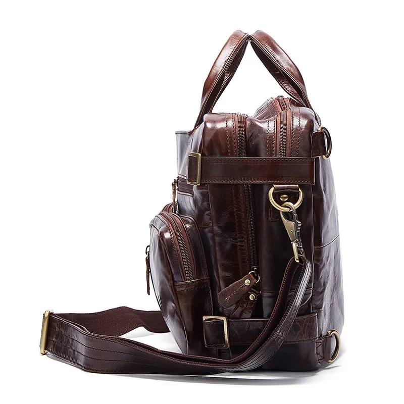 100% натуральная кожа мужская сумка брендовая дизайнерская Повседневная дорожная