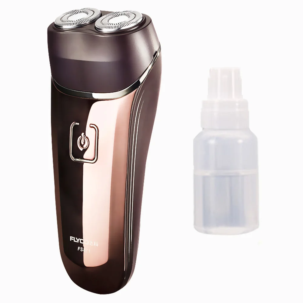 

Flyco Rose Portable Men Electric Shaver Tondeuse Corps Homme Gilete De Barbear Shaver Machine Rechargeable Shaver FS871-B oil