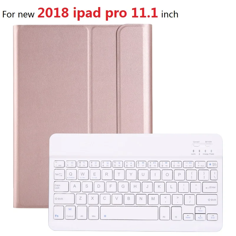 Портативный умные флип-кейсы Bluetooth 3 0 клавиатура подставка чехол для нового 2018 iPad
