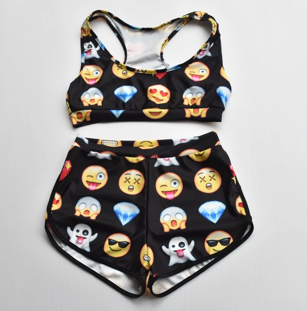 Комплект Танкини с принтом в виде героев мультфильмов женский купальник высокой