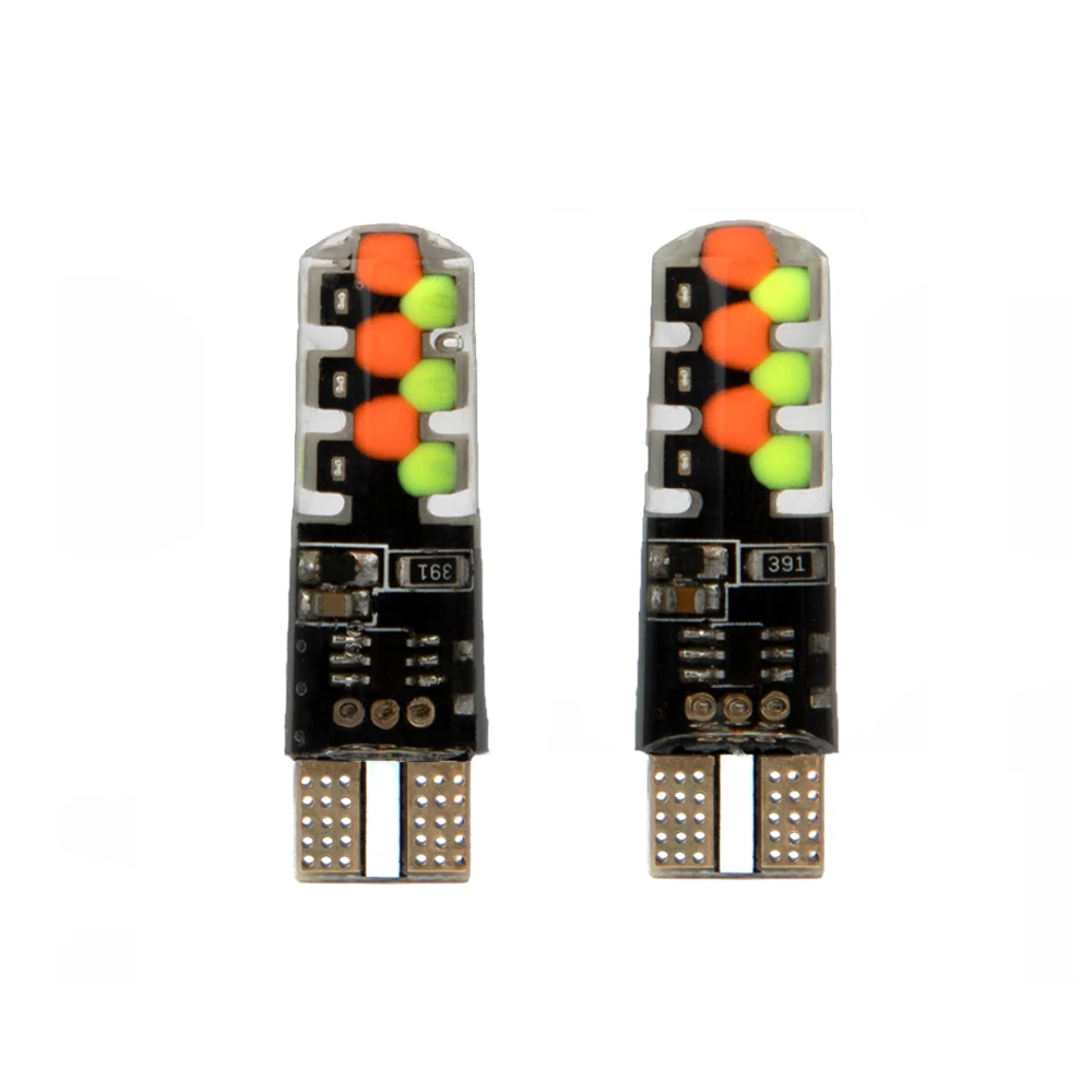 Светодиодсветодиодный лампа Vexverm T10 RGB W5W для освещения салона автомобиля 194 168 |