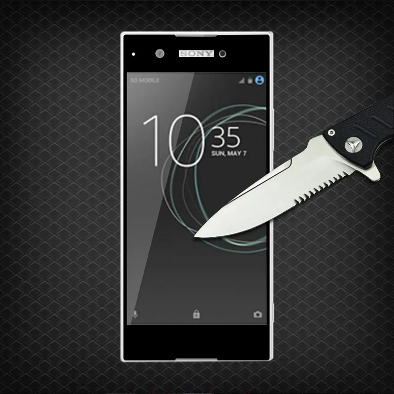 Закаленное стекло с полным покрытием для Sony XA1 Защитное экрана Xperia / Dual G3112 5 0 дюйма