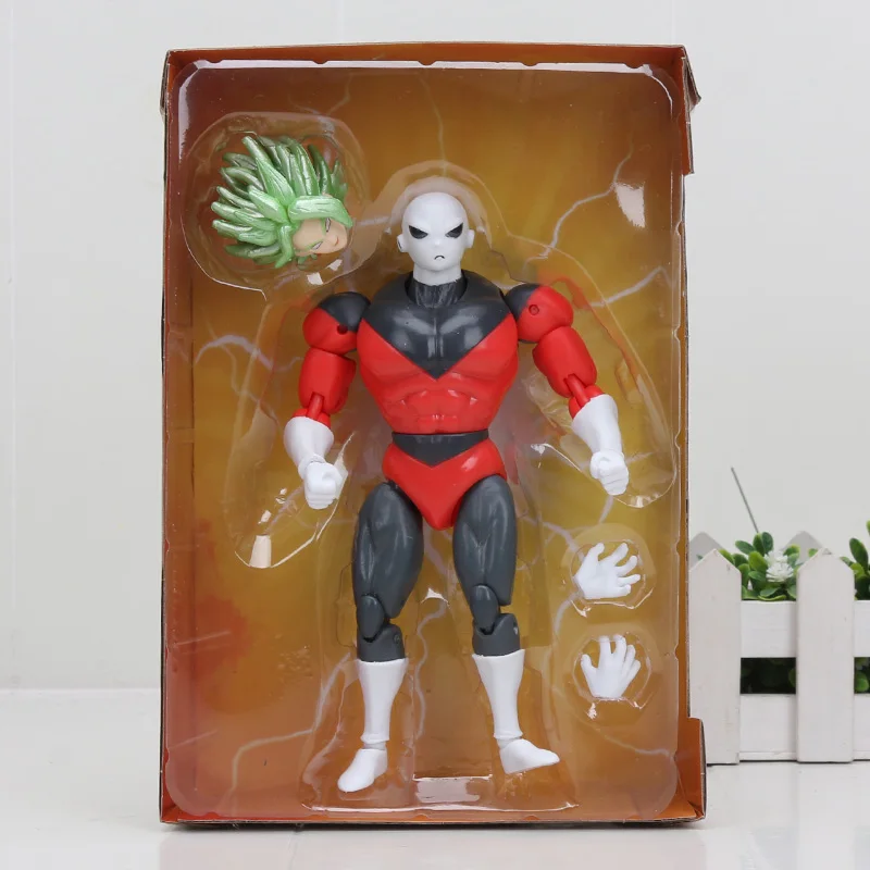 Коробка 11,5-17 см Супер Saiyan Son Goku Vegetto Vegeta trunks ПВХ Фигурки Dragon Ball Z Коллекционная модель куклы игрушки фигурка - Цвет: Jiren 16cm