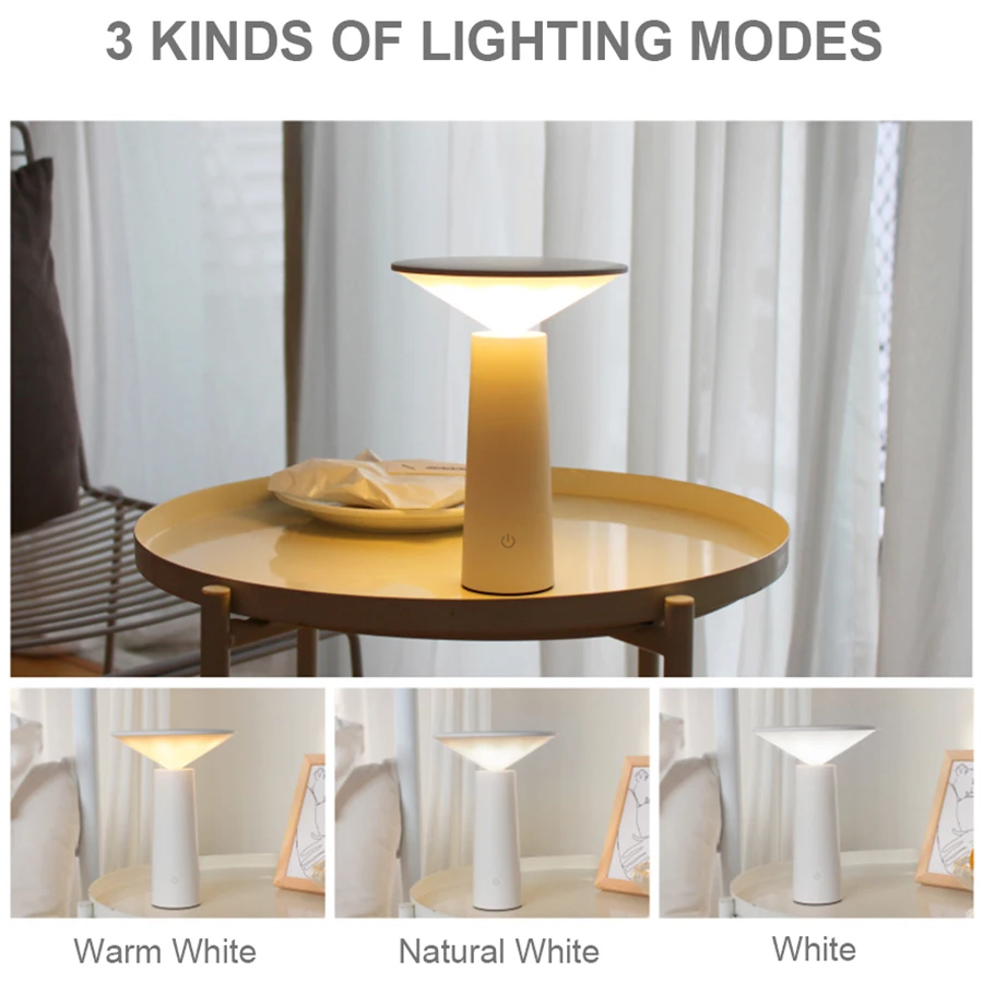 Диммер настольная лампа для защиты глаз Светодиодная чтения с USB зарядкой