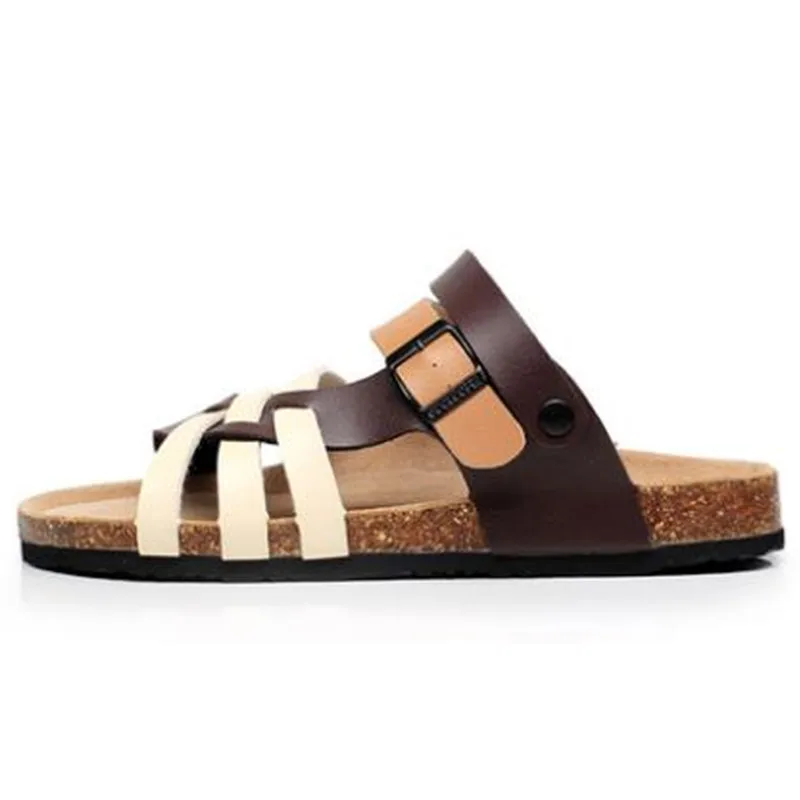 Модные мужские пляжные пробковые сандалии COSMAGIC 2021 летние Нескользящие уличные