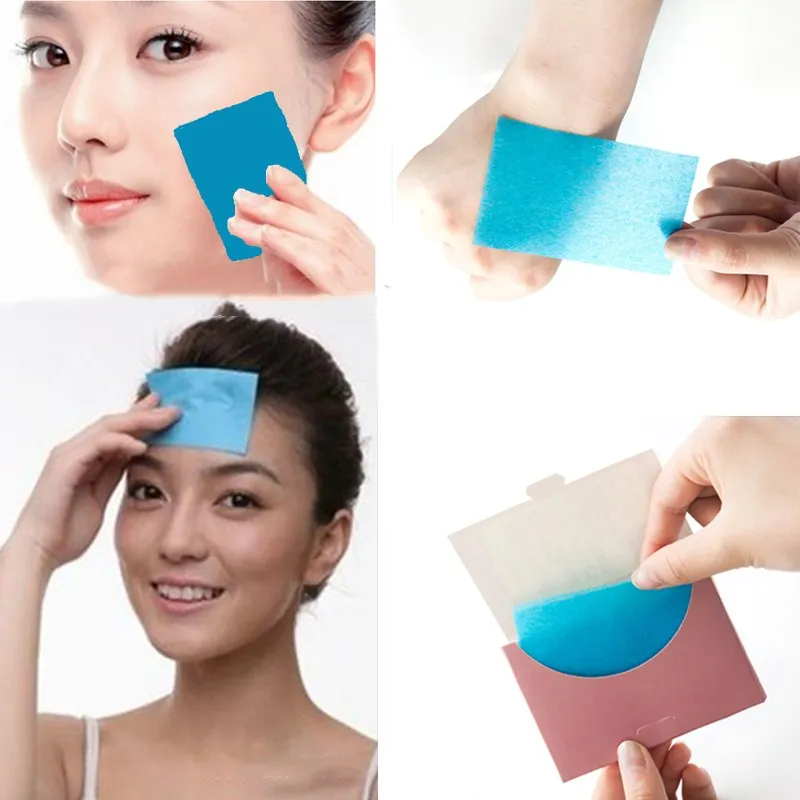 500pcs/10 Packs Facial Remover Oil Control Absorption Film Wipes Sheets Tissue Blotting Paper Removal | Красота и здоровье