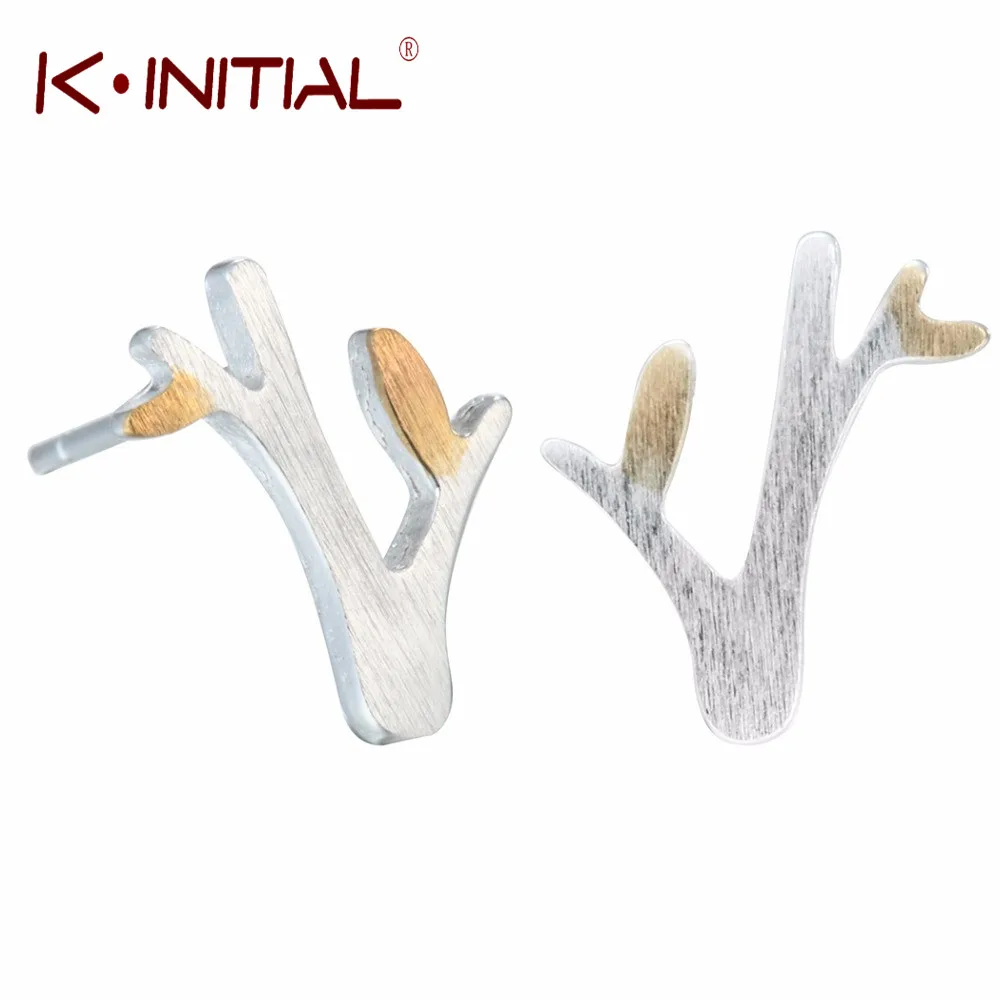 Новая жизнь дерева сережки гвоздики с инкрустацией CZ Циркон дерево листья серьги