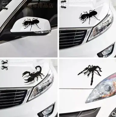 3D-наклейки на зеркало заднего вида с имитацией скорпиона | Автомобили и мотоциклы