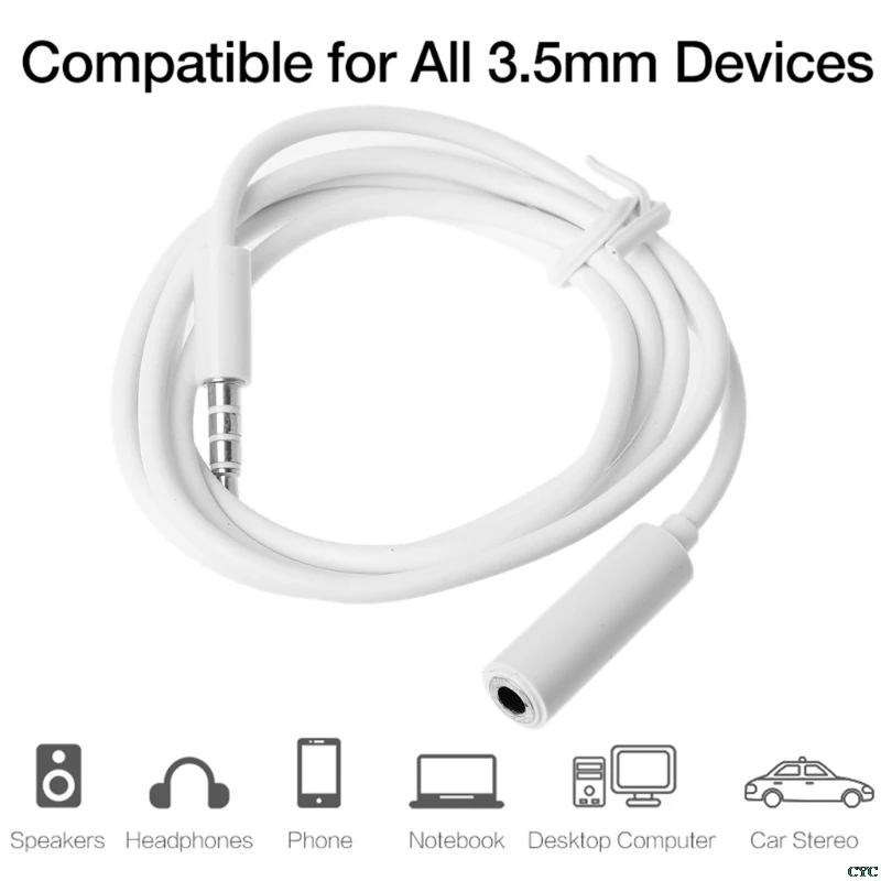 3 5 мм AUX стерео аудио Удлинительный кабель для iphone Xiaomi смартфонов