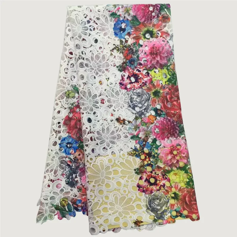 Новейшее Африканское кружево высокое качество гипюровое Африканский шнур