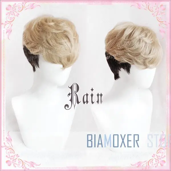 Парик для косплея Biamoxer Killing Stalking SangWoo Короткие термостойкие волосы из льна