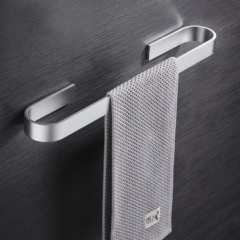 Настенный алюминиевый держатель для полотенец в ванную комнату