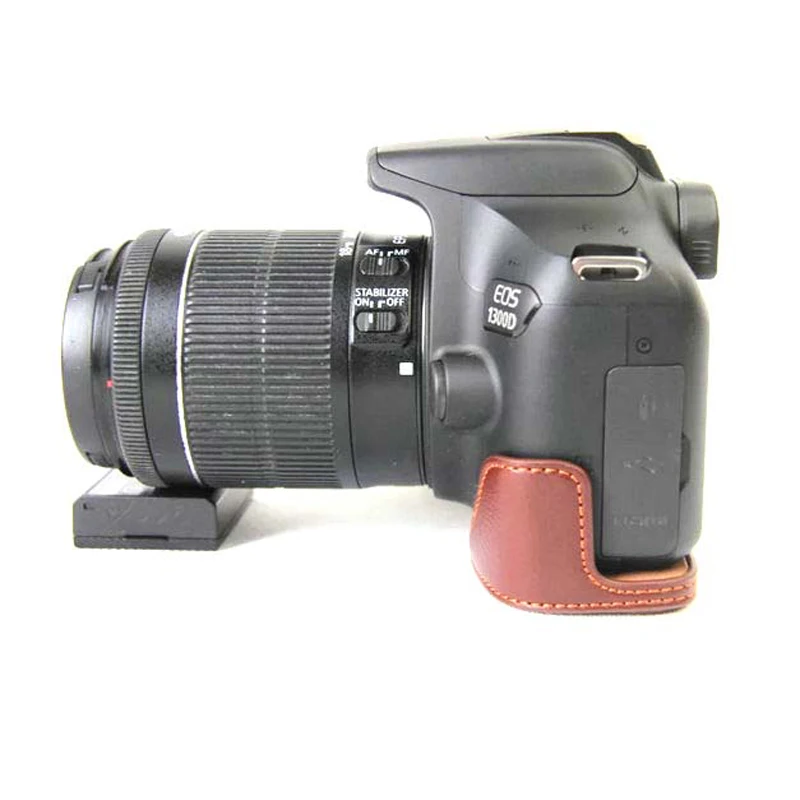 2017 Новый Портативный Цифровой Камеры Половина Тела Сумка Кожа PU камера Чехол для