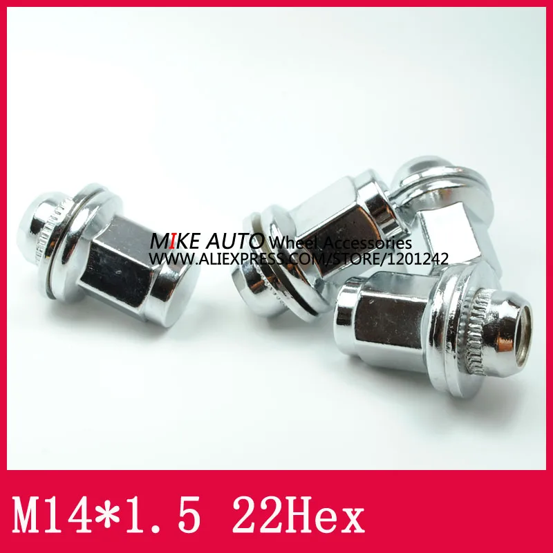 4 шт. M14x1.5 колеса MAG гайка с шайбой hex22мм для Toyota FJ Cruiser Tundra Land cruiser|mag wheel nuts|wheel nuts