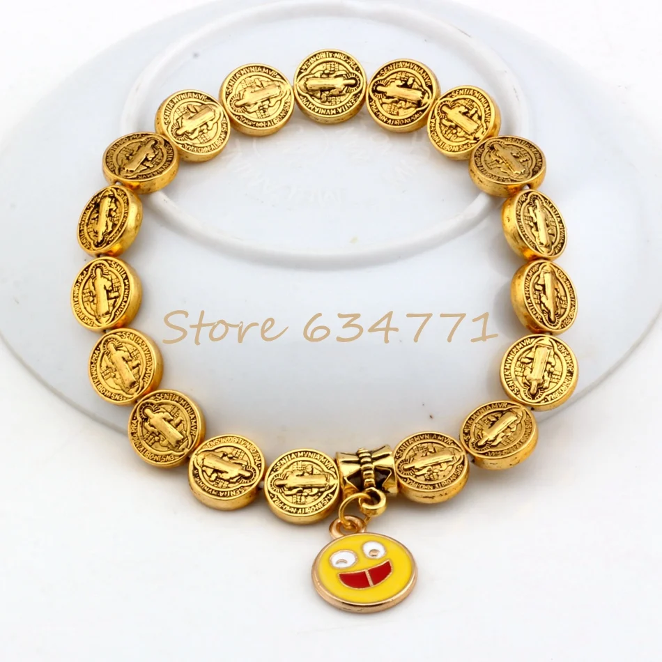 Горячее предложение! Распродажа! 1 шт. Эластичность Браслеты старинный золотой