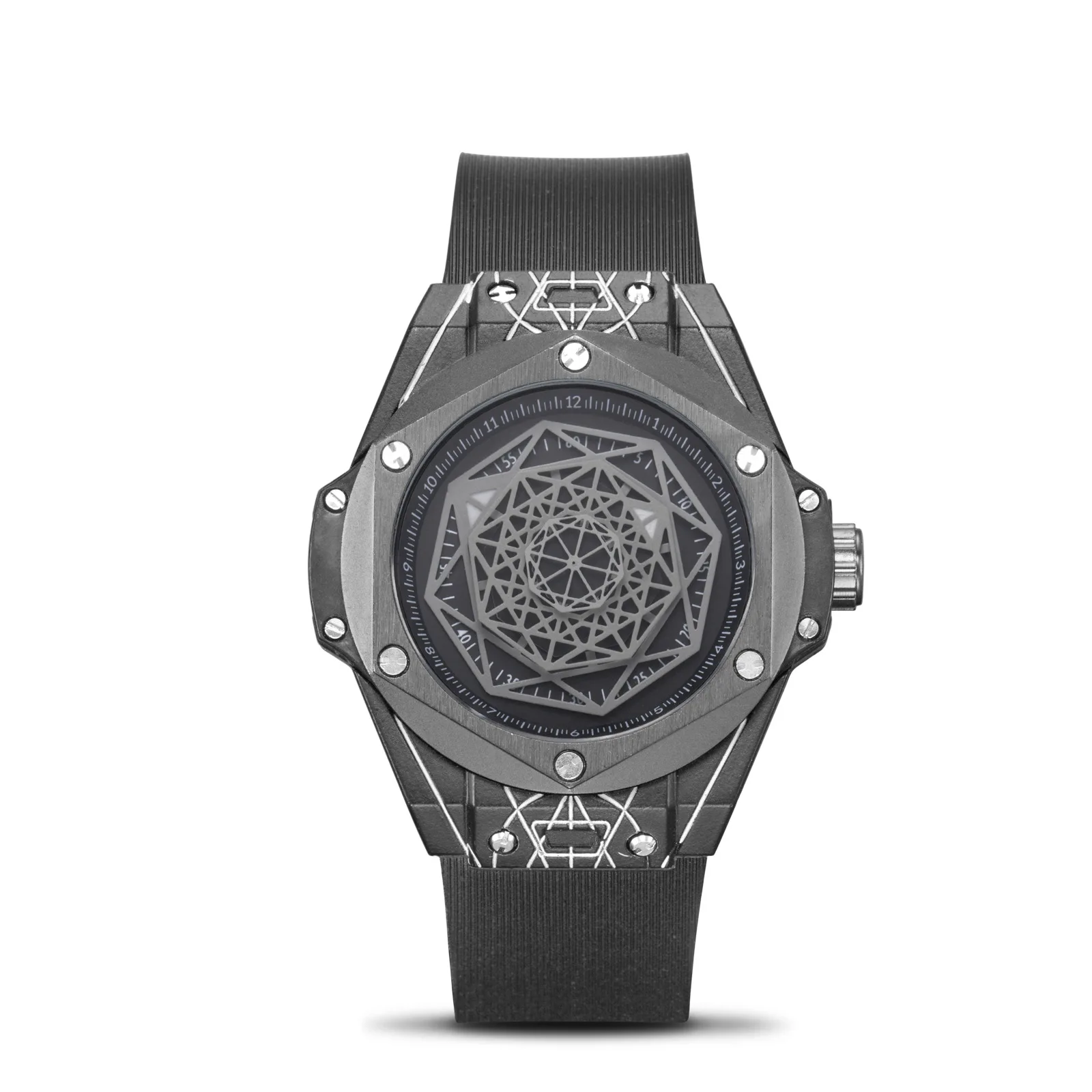 Fashion Brand KIMSDUN Men Watches Luxury Quartz Creative Watch Men Business Male Clock Luminous Hands Relogio Masculino - Цвет: Слоновая кость