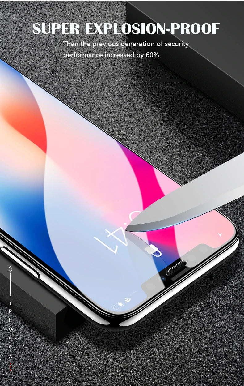 Закаленное стекло 9D для iPhone 12 Mini 11 Pro XS Max XR 8 7 Plus 6 6S SE 2020 5 защитная пленка на весь